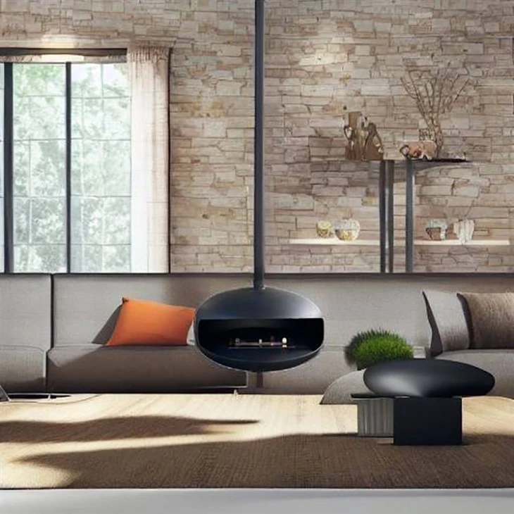 Bio Ethanol Suspended Fireplace