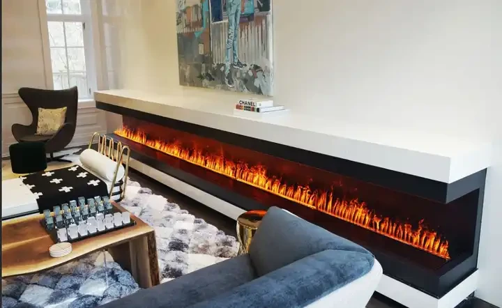 Flame Effect Atomizing Inserted Fireplace