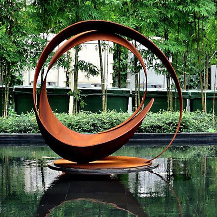Geometry Corten Steel Sculpture