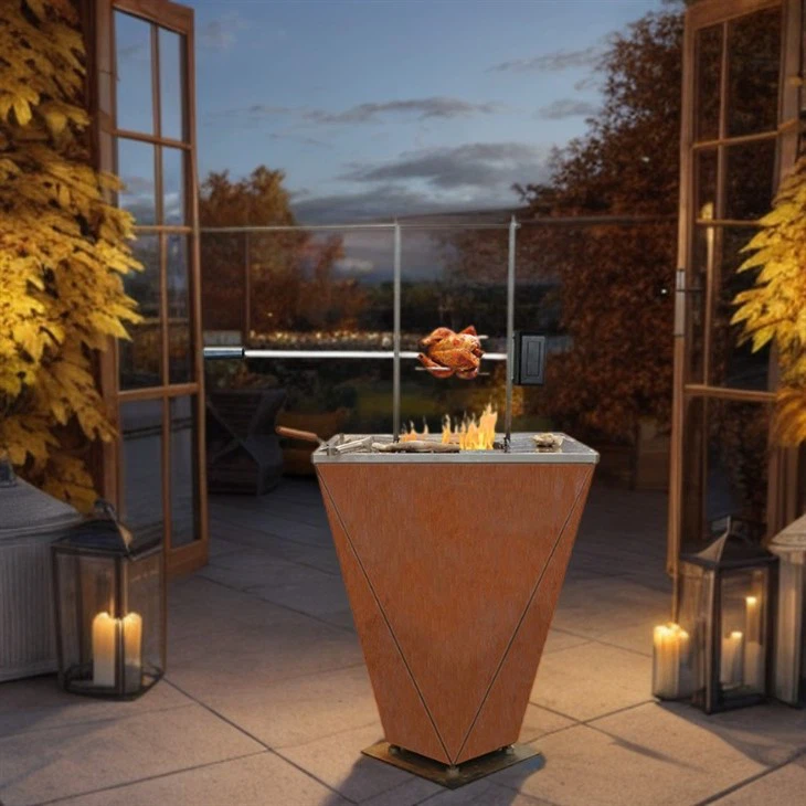 Square Charcoal Bbq Stove