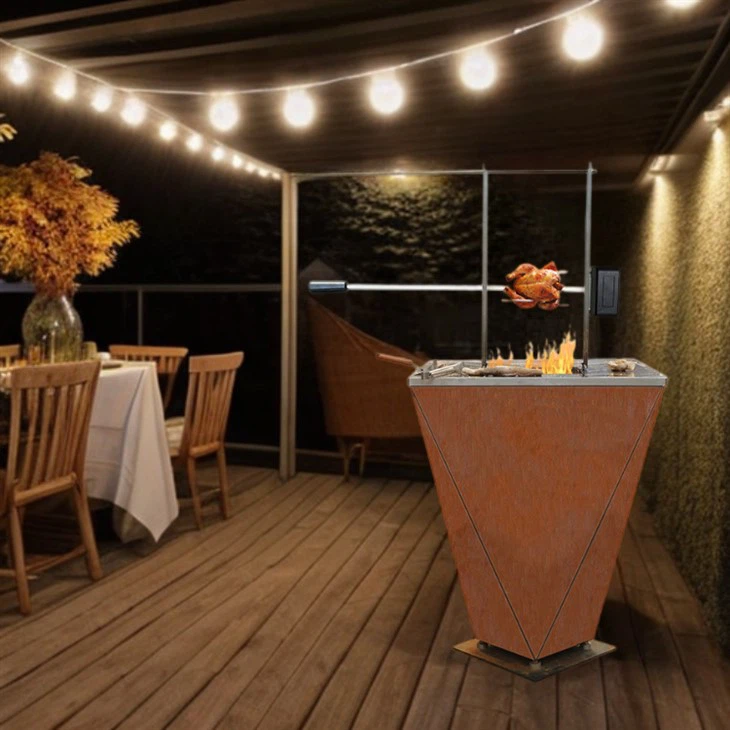 เตาบาร์บีคิวทรงสี่เหลี่ยม