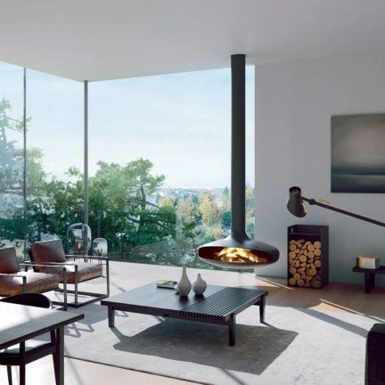 Decorative Ceiling Suspended Fireplace